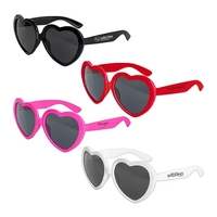 Sunglasses with heart-shaped frames and UV400 lenses.... from ASI 63549...