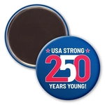 2-3/16 Diam Round Button w/ Magnet