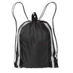 Polyester Reflector Strips Drawstring Backpack