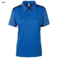 Dunbrooke Ladies Avenger Zip Performance Polo
