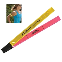 Reflective safety hook and loop closure wristband.... from ASI 62190 Illini