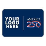 America 250 TM Rectangle White Full Color Hard Hat Decal