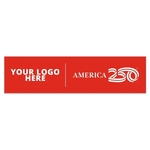 America 250 TM Digital Full Color Vinyl Bumper Sticker(3"x11