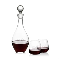 The Briarwood Wine Decanter Set pairs a beautifully crafted glass decanter......