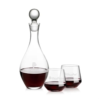 The Briarwood Wine Decanter Set pairs a beautifully crafted glass decanter......