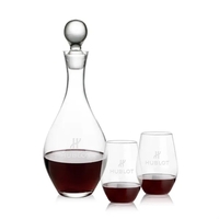 The Briarwood Wine Decanter Set pairs a beautifully crafted glass decanter......