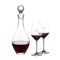 The Briarwood Wine Decanter Set pairs a beautifully crafted glass decanter......