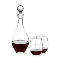 The Briarwood Wine Decanter Set pairs a beautifully crafted glass decanter......