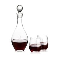 The Briarwood Wine Decanter Set pairs a beautifully crafted glass decanter......