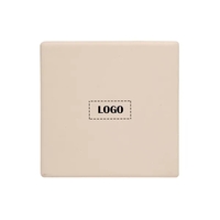 Square shape ceramic coaster with 1 color silkscreen imprint on 1... from ASI...