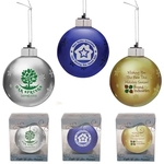 Light Up Glass Holiday Christmas Tree Ornament
