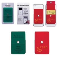 2 3/8" x 3 5/8 cellphone card holder made of silicone... from ASI 62190 Illini