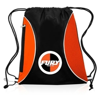 Non-woven zipper side drawstring backpack... from ASI 39552 BEL Promo