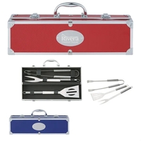 BBQ set in aluminum case.... from ASI 61125 Hit Promotional Products / Hit®