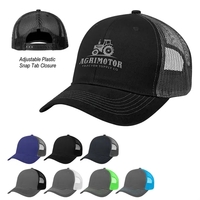 Mesh back cap with 100% brushed cotton twill crown, pre-curved visor,... from...