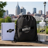 Drawstring Bag, Bottle and Notebook Kit... from ASI 89971 Stuff A Mug