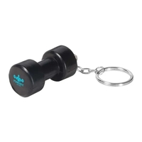 Dumbbell Stress Reliever Keychain