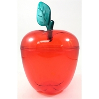 Red or Green translucent container in the shape of an apple.... from ASI...