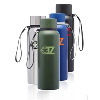 17 oz. stainless steel water bottle with double wall vacuum insulation,......