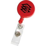 Round Retractable Badge Holder