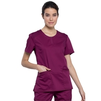 Cherokee Workwear Revolution Women's Round Neck Top... from ASI 86018 Scrub...