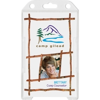 Hard Plastic Single Card ID Holder