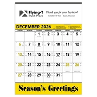 Triumph® Calendars Yellow & Black Contractor Memo... from ASI 40480 Koozie...