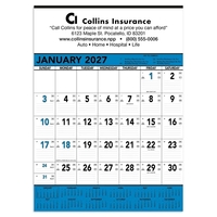 Triumph® Calendars Blue & Black Contractor Memo... from ASI 40480 Koozie...