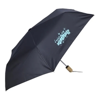 Shed Rain™ 42" RPET Bamboo-Handled Auto-Open/Close Compac...... from ASI...