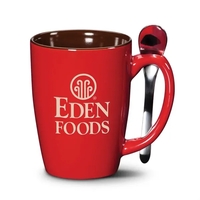 The Roberta ceramic mug & spoon collection creates a splash with... from ASI...