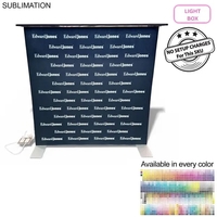 Backlit LED Light Box SEG Floor Counter Kit and bag