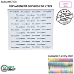 72Hr Fast Ship - Replacement Graphics one side only