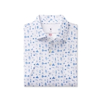 Fairway & Greene Men's National Print Polo USA MADE