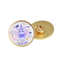 1.06-inch Butterfly Clutch Epoxy Lapel Pin