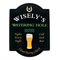 Traditional pub sign, measuring 11.5" x 15.4"... from ASI 72657 Active Life...