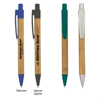 Panda pen with bamboo design barrel and plunger action.... from ASI 61125 Hit...