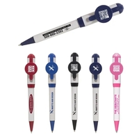 Introducing the sleek and stylish white barrel twist pen, complete with......