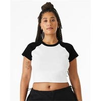 BELLA + CANVAS Women's Micro Rib Raglan Baby Tee... from ASI 84358 S&S...