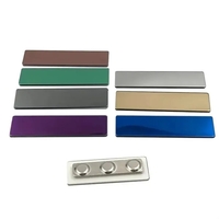 Stainless steel name plate magnet badge plus laser engraved on 1... from ASI...