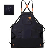 Durable, versatile canvas apron with pockets & detachable patch for pros.......