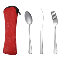 Safe, durable 304 stainless steel reusable cutlery set. Eco-friendly and...