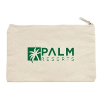 9.5" x 6" canvas pouch with zipper closure.... from ASI 63549 Jornik...