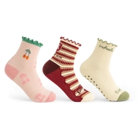 One Pair of One-Size-Fits-All Socks with Woven-In Jacquard Design Up to......