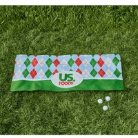 17" x 40" waffle towel features edge-to-edge sublimation and an optional......