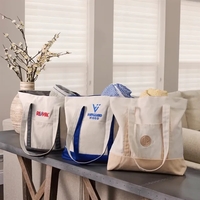 This heavy-duty canvas tote moves effortlessly from beach outings to...