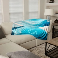 Soft and warm 220gsm 50" x 60" sublimated blanket, 100% polyester.... from...