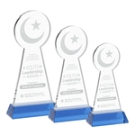 Crescent & Star Award on Hartford Base - Sky Blue