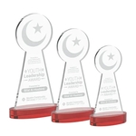 Crescent & Star Award on Alberton Base - Red