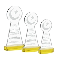 Crescent & Star Award on Alberton Base - Gold