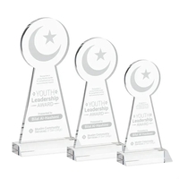 Crescent & Star Award - Clear